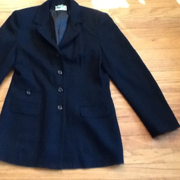 Gianni 100% Wool Gorgeous Black Blazer - Picture 3 of 4